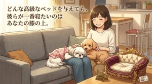笑えて愛おしい!レオとあんずが教えてくれた犬あるある名言集|膝の上・天使の寝顔の真実