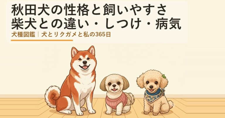 秋田犬の性格と飼いやすさは？
