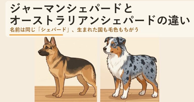 ジャーマンシェパードとオーストラリアンシェパードの違いは？